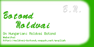 botond moldvai business card